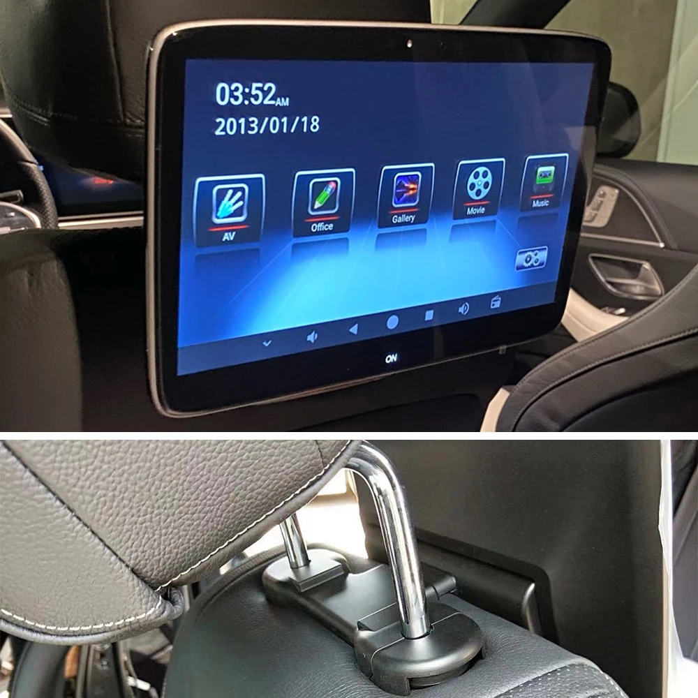 Monitor de pantalla de TV para coche Mercedes Benz, dispositivo inalámbrico con WiFi, Android 11,6, OS, reposacabezas, soporte 10,0 pulgadas| | - AliExpress
