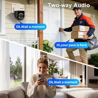ASECAM – caméra IP PTZ 8MP 4K, détection humaine/visage, alarme sonore, POE, extérieur, H.265, Onvif, vidéosurveillance CCTV RTSP, sécurité XMeye 4