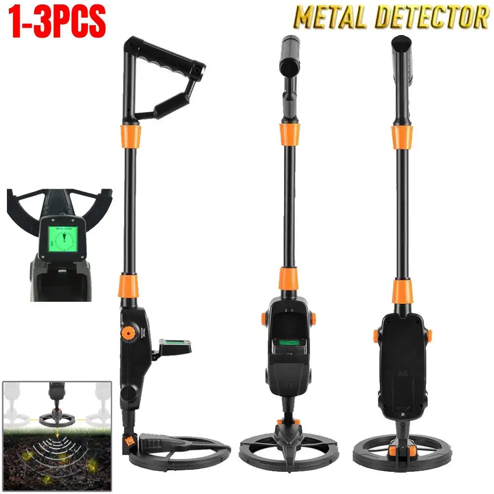 MD1008A LCD Gold Metal Detector Hunter Detecting Digger Treasure Underground Metal Detector Main Unit with Search