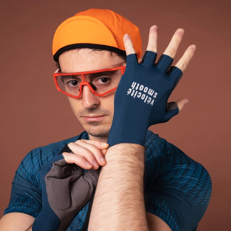 Bicycle Fingerless Gloves Men Women Gym Running Fitness Sport
