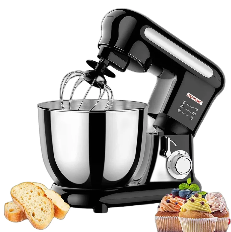 1000W 3.5L Multifunction Electric Stand Mixer Robot Kitchen Accessories for Baking and Food Dough with Plastic Housing
