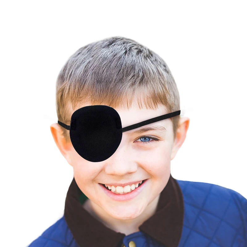 Pirate Cosplay Durable Functional Durable Eye Patch For Kids Adjustable Must-have Sleep Aid Versatile Practical Concave Unisex 6