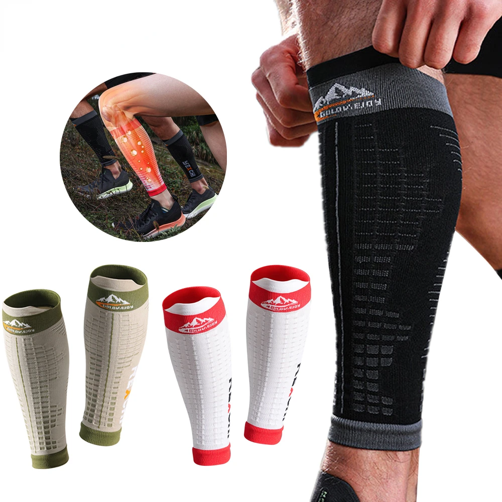 

1Pair Leg Compression Sleeve,Calf Support Brace Calf Sleeve for Men Women,Footless Compression Sock for Pain Relief, Shin Splint