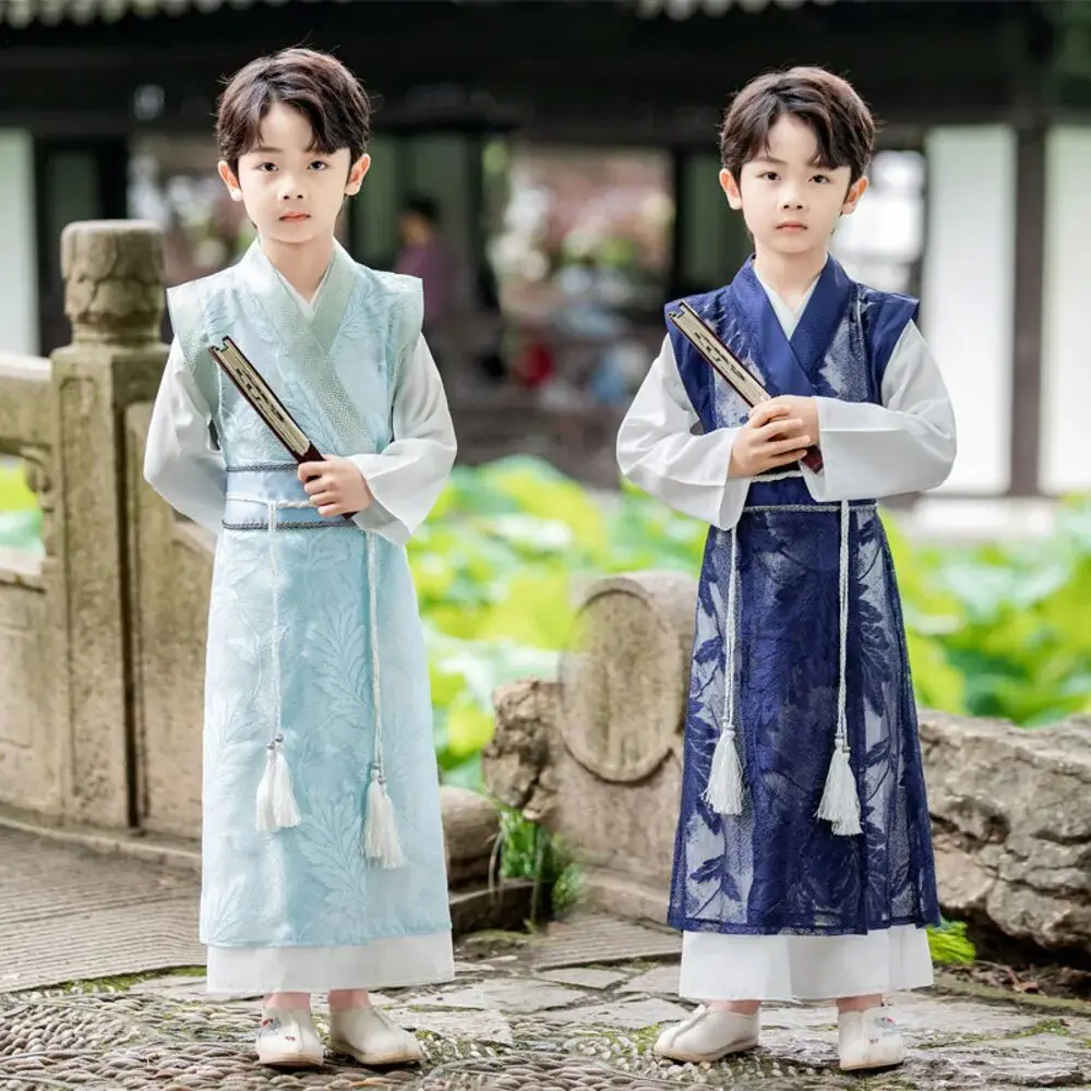 ancient chinese Folk Dance new year china traditional dress for kids girls hanfu dress dance costume boys modern stage Clothing