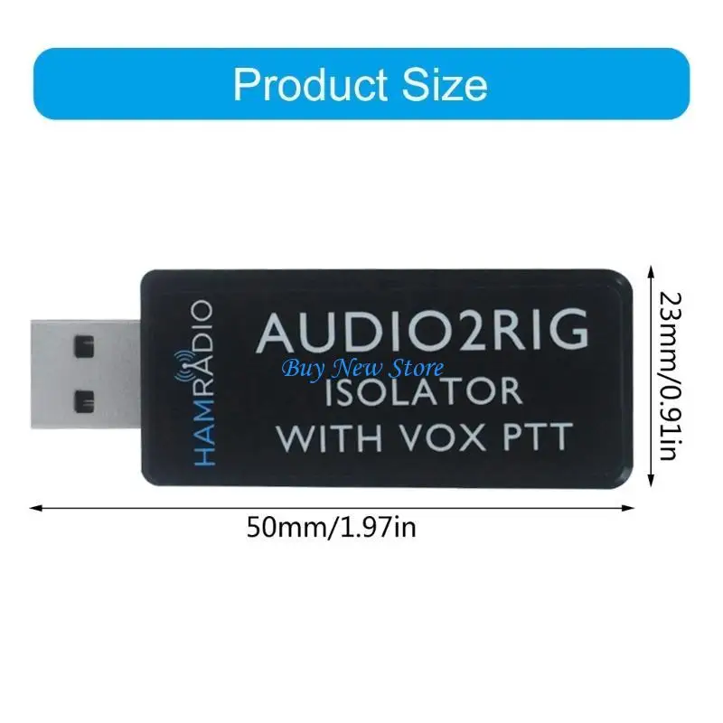 20CE 컴퓨터 사운드 카드 AUDIO2RIG ISOLATOR 통합 3.5mm 청각 강화용