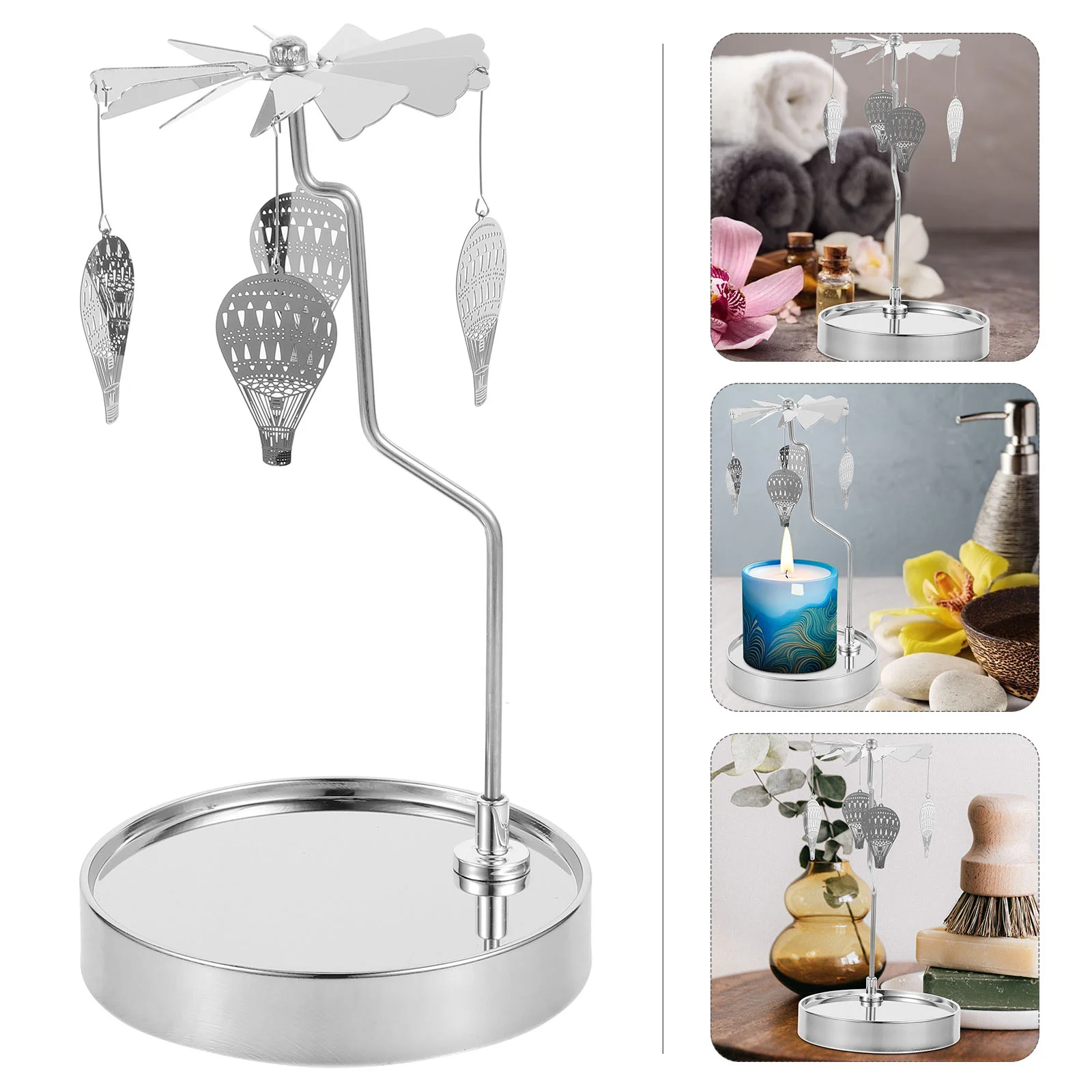 

Rotating Holder Decor Rotary Holder Decorative Stainless Steel Holder