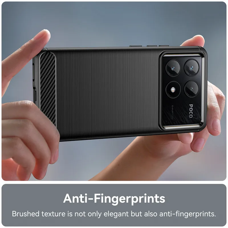 Luxury Shockproof TPU Brushed Rubber Protective Phone Case