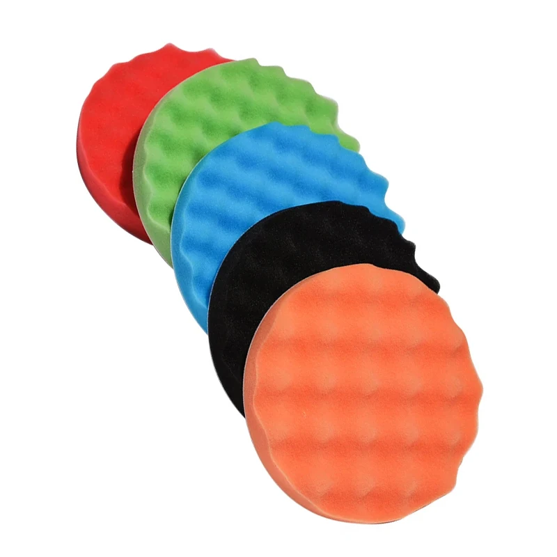 5Pcs/10Pcs Car Polishing Sponge Pad Auto Polisher Buffing Pads Beauty Polishing Tool For Clean Waxing Wash Maintenance
