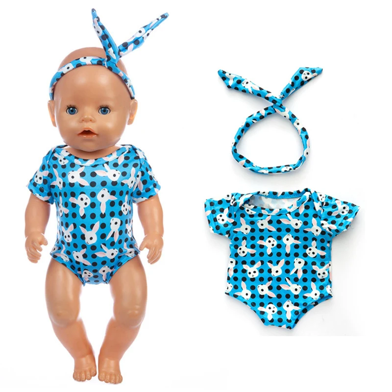Baby Doll Clothes For 43cm Born Baby Dolls Clothes Bell Bottom Pants Wide Leg Trousers For 18
