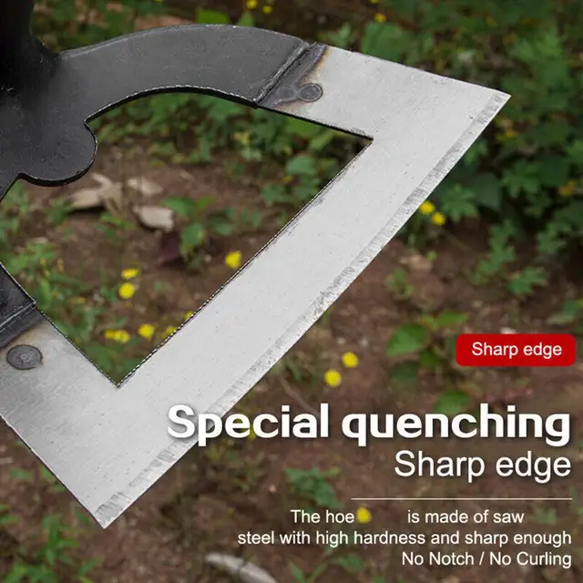 Shovel-shaped Hollow Hoe Weeding Rake Labor-saving Steel Weeding Hoe Garden Hoe Tool For Farm Gardening Soil Loosening Tool 4