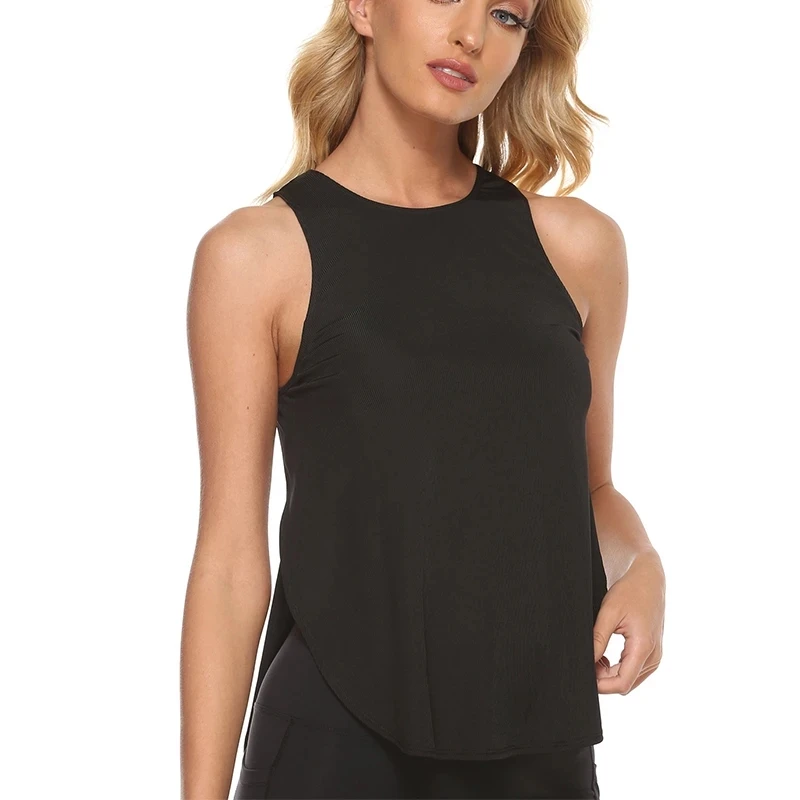 Women's Yoga Shirts Summer Lady Quick Drying Breathable for Fitness Sports
