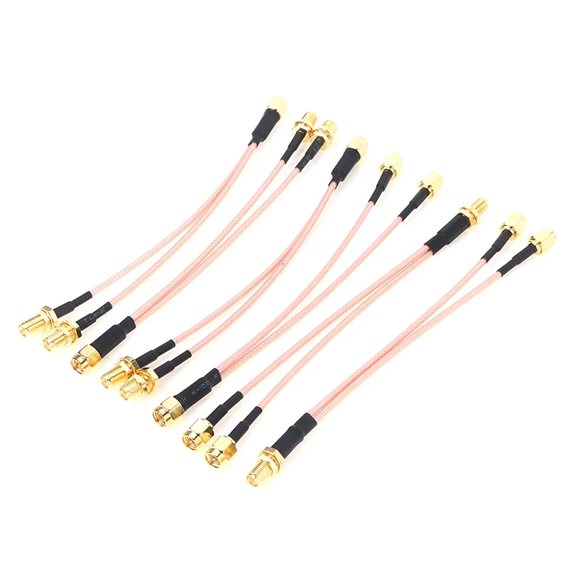 

SMA to 2X SMA Male Female Y Type Splitter Combiner Jumper Cable Pigtail SMA MALE/ FEMALE 2X SMA MALE/FE Connector MALE