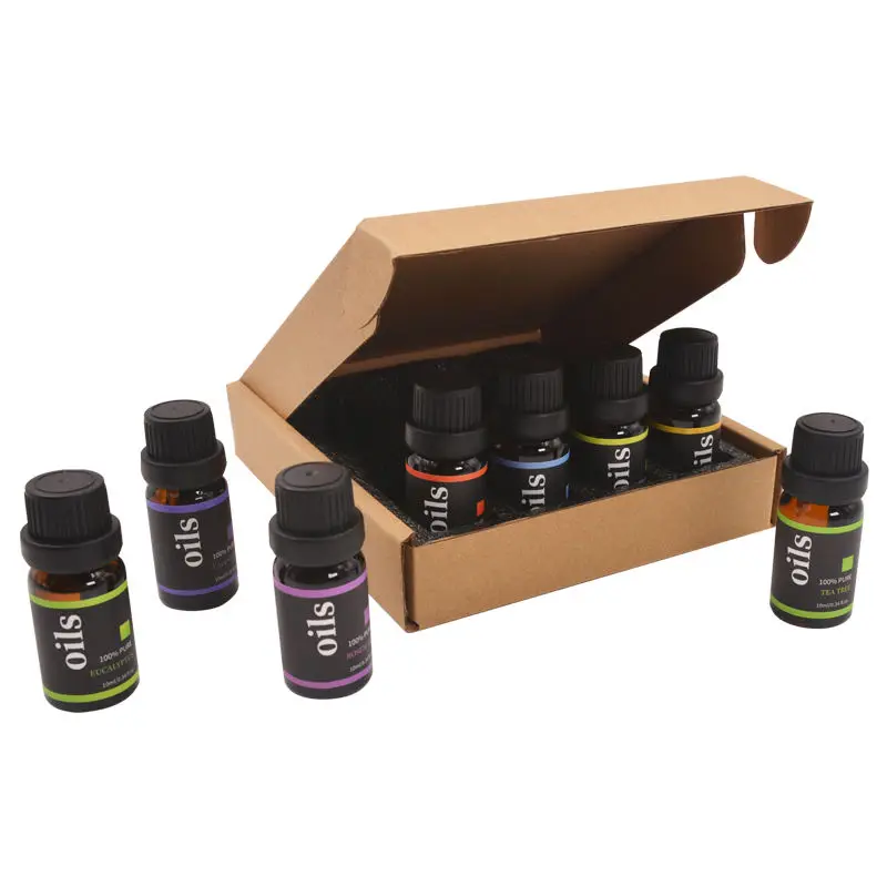 MELAO Essential Oils Top 8 Gift Set Pure Essential Oils for Diffuser Humidifier Massage Skin Hair Care