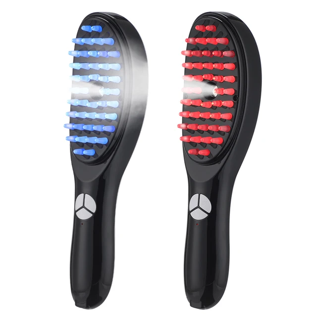 Electric Spray Massage Comb Red Light Therapy Vibration Scalp Massager Brush Hair Growth Oil Liquid Applicator Atomizing Comb 1