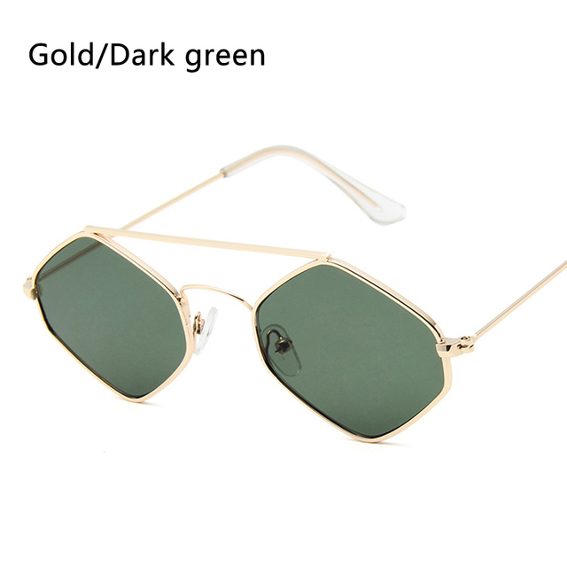 Sexy Hot Lips Shape Sunglasses Retro Small Frame Metal Sunglasses Fashion Ocean Lens Sunglasses for Men and Women