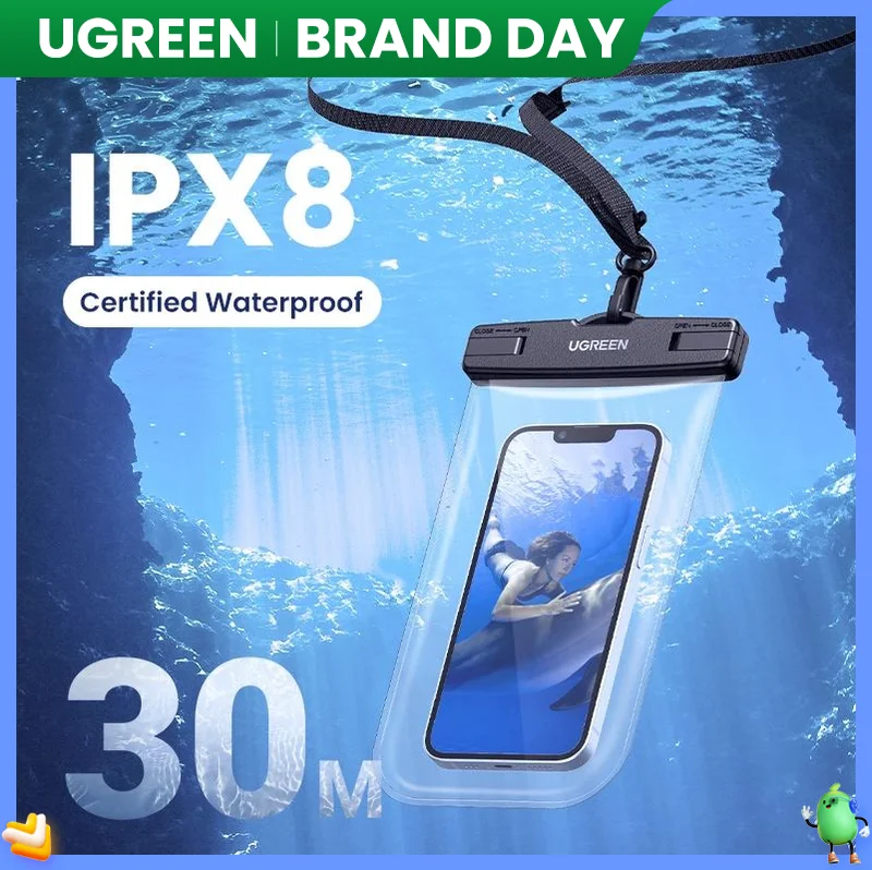 UGREEN72inchIPX8WaterproofPhoneCaseBagForiPhone141312Pro