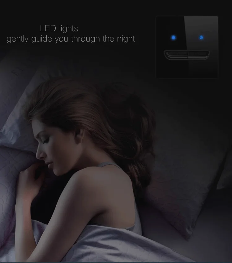 luz LED, Stairway through switch painel Tomada