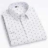 Fashionable Men's Printed Stripe Shirt Spring Autumn Long Sleeved High Quality Khmer Designer Comfort Fit Single Pocket Top 4XL
