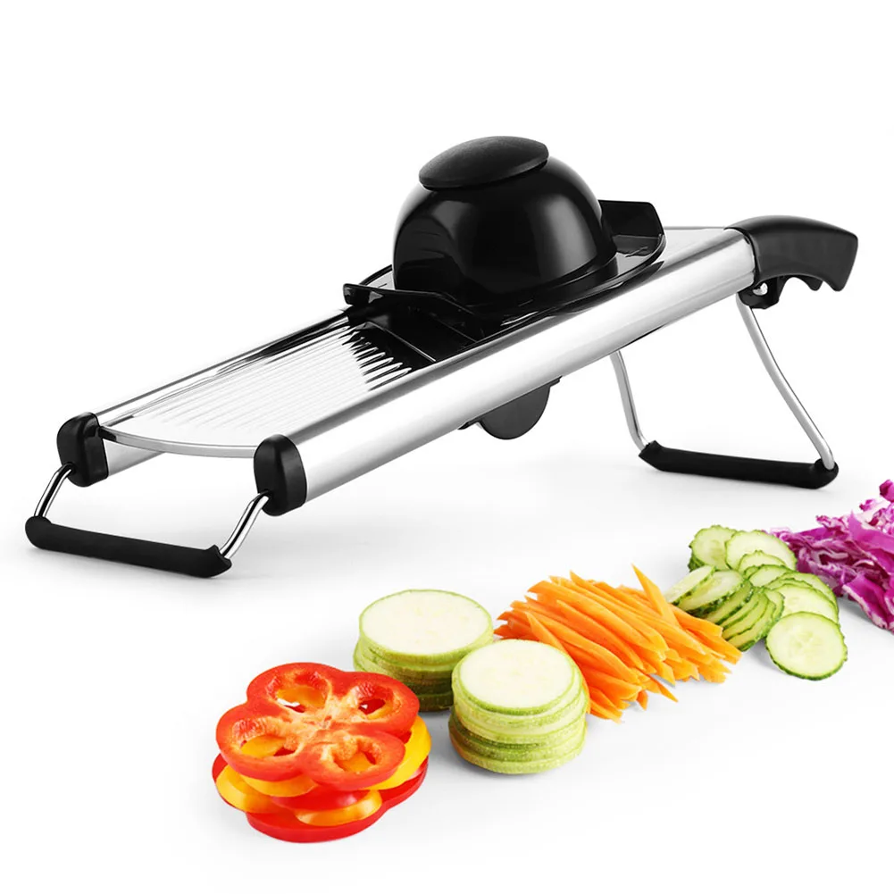 

304 Stainless Steel Adjustable Mandoline Vegetable Slicer Professional Cutter Vegetable Grater With Blades Kitchen Gadgets