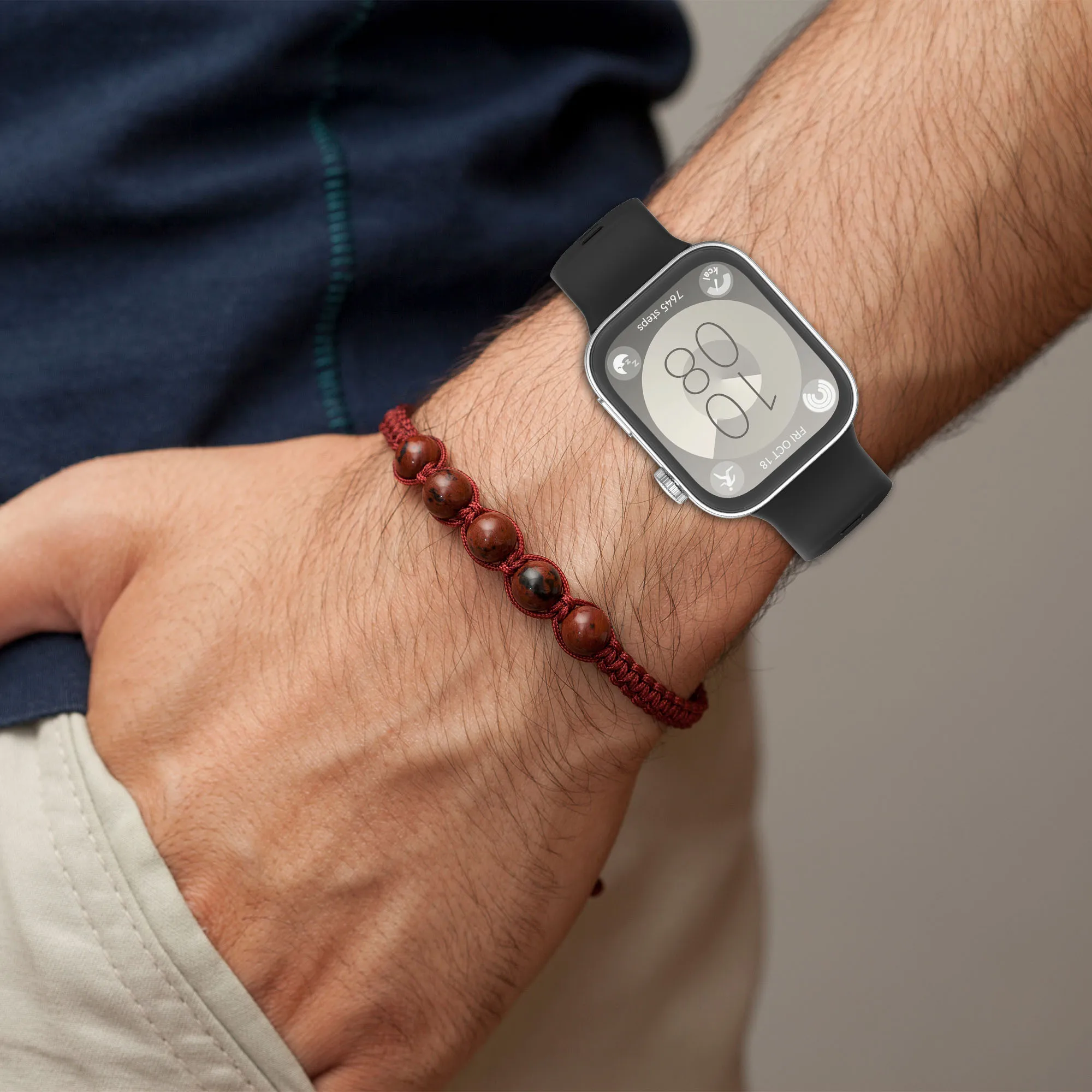 Vibrant Multi-Colored Sports Watch Strap - Universal Fit