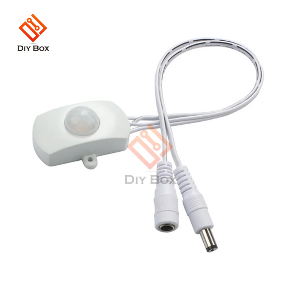 Motion Sensor Human Presence Sensor Motion Detector DC 5V/12V/24V USB DC Body Infrared PIR Motion Sensor Switch Human Motion Sensor Detector Switch For LED Light Strip Automatic