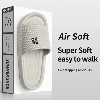 Moda Estate Coppia Scivoli piatti antiscivolo Agile Morbide e accoglienti Sandali Seabeach Pantofole da uomo Donna Casual Home Indoor Infradito F 1