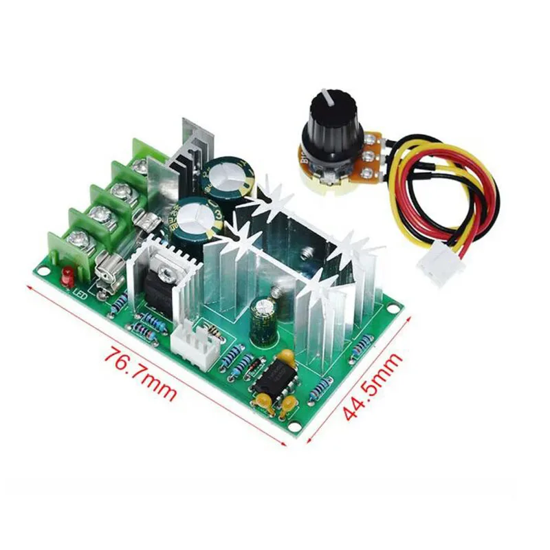 고전력 PWM DC 모터 속도 컨트롤러 스위치 DC 20A 60A 12/24/36/48V 전류 전압 조정기 DC 10-60V PWM 드라이브 모듈 N6