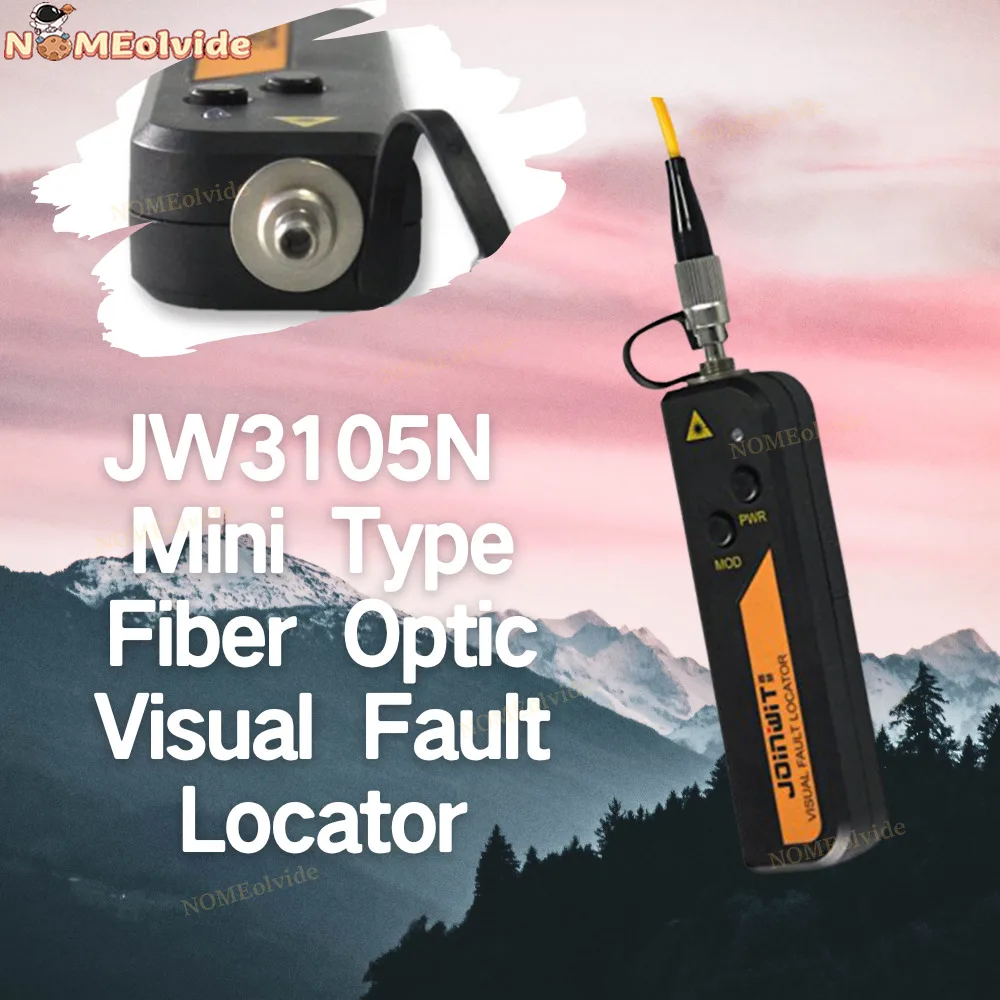 

FTTH JW3105N 1MW/10mw Mini Type Fiber Optic Visual Fault Locator VFL Visual Laser Source with 2.5mm Connecter(SC/FC/ST) Genuine