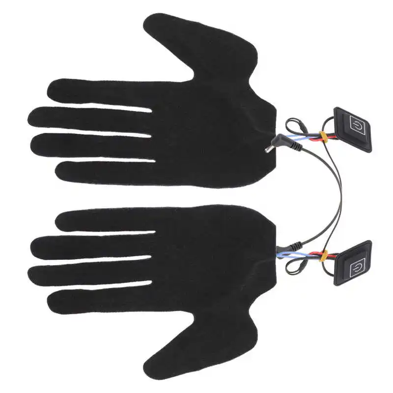 Heating 2 PCS Electric Heating Sheet 3 Gears Adjustable Heating Film Replacement DC Electric Heater Pads for Heating Gloves 3