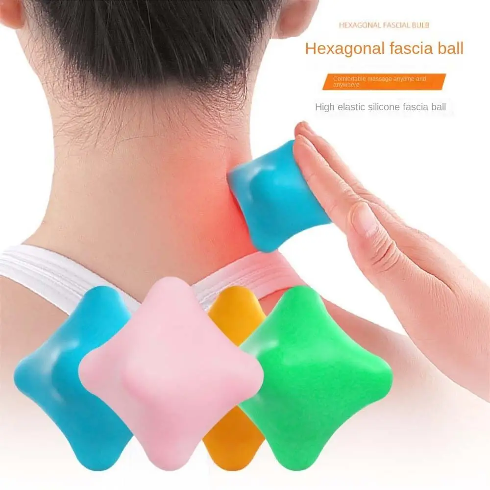 

Silicone Massage Balls Hexagonal Massager Relaxation Palm Arm Leg Neck Shoulder Slimming Muscle Exercise Ball