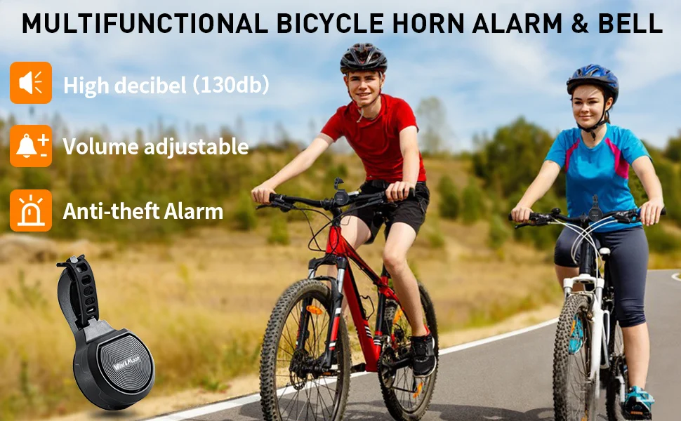 Description Picture 2 of itemElectric Bike Bell Bicycle Horn for Electric Scooter/Road/MTB Accessories Cycling Alarm Ring Bicycle Handlebar Speaker Doorbell
