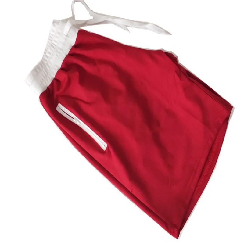 New Men's Sweatshirt Shorts Top Gym Men's Workout Pockets Zipper Bungee Cord and Beach Adult Summer Cropped Pants_viptrois.com