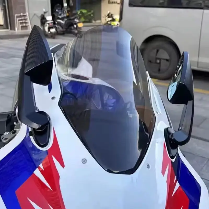 혼다 CBR1000RR CBR1000RR-R CBR 1000 RR-R 2019-2025용 CBR1000RR 2025 오토바이 후방 LED 방향지시등 사이드 미러 블랙