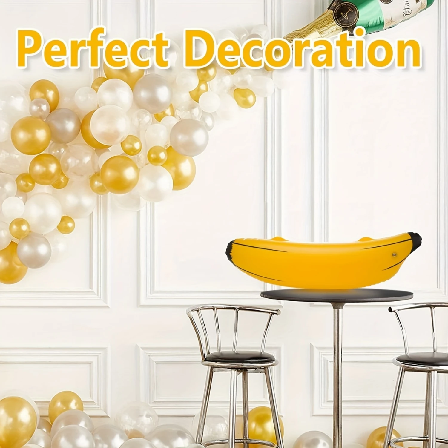 3pcs Inflatable Bananas, Bachelorette Party Carnival Props, Engagement Party Decorations, Summer Water Sports Floats Supplies