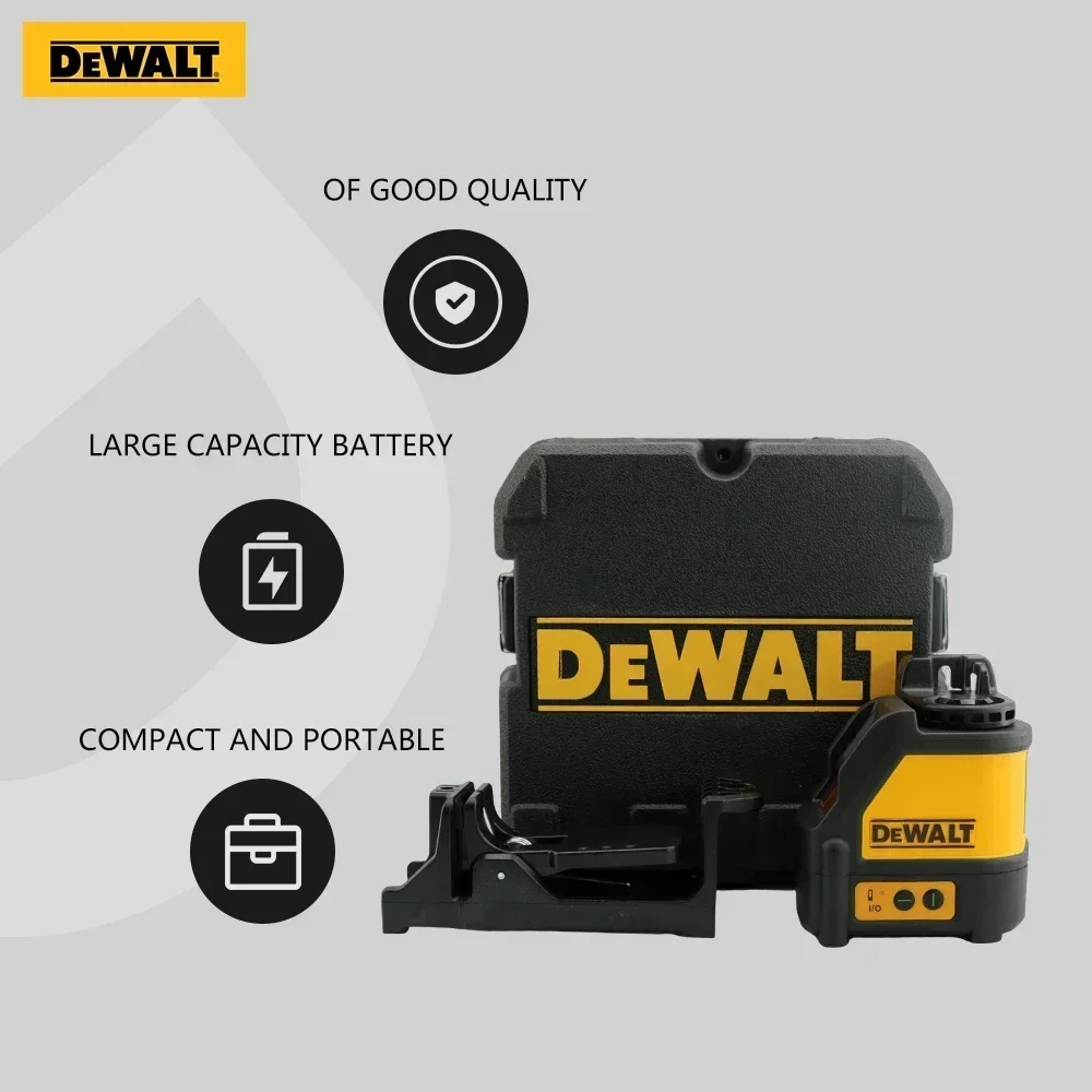 DEWALT DW088CG Laser Level With Case30m Self-Leveling Cross Line Green Cross Line Lase Horizontal Vertical Laser Level  2-Line 2