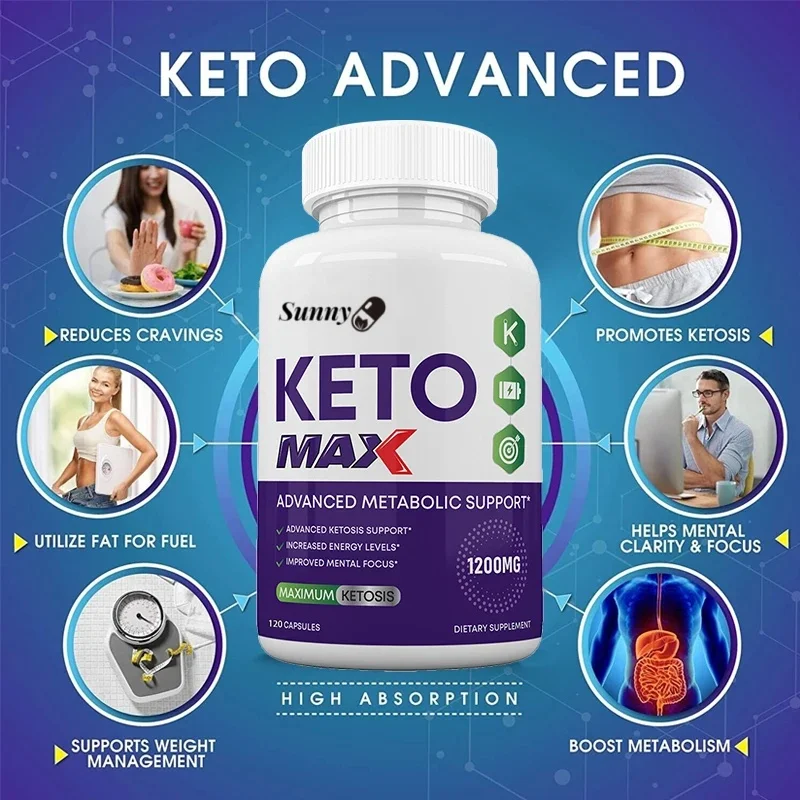 Keto Advanced Ketogenic Supplement Men Women Ketosis Support-Fat Burning Capsules