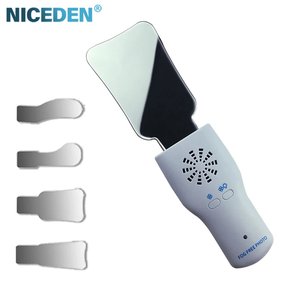de ntal Mirror Automatic Anti-fog Mirrors Oral Photography Reflector Fog Free HOT With 4 Interchangeable Mirrors