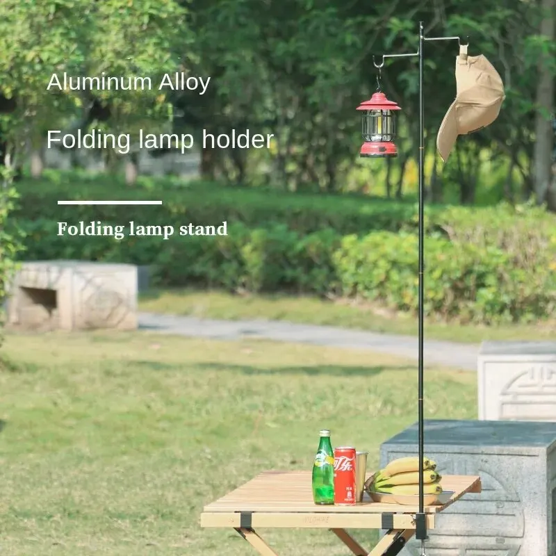 TARKA Lantern Stand Wild Detachable Lightweight Light Rack Holder Outdoor Grounding Style Camping Portable Lamp Stand for Picnic 3