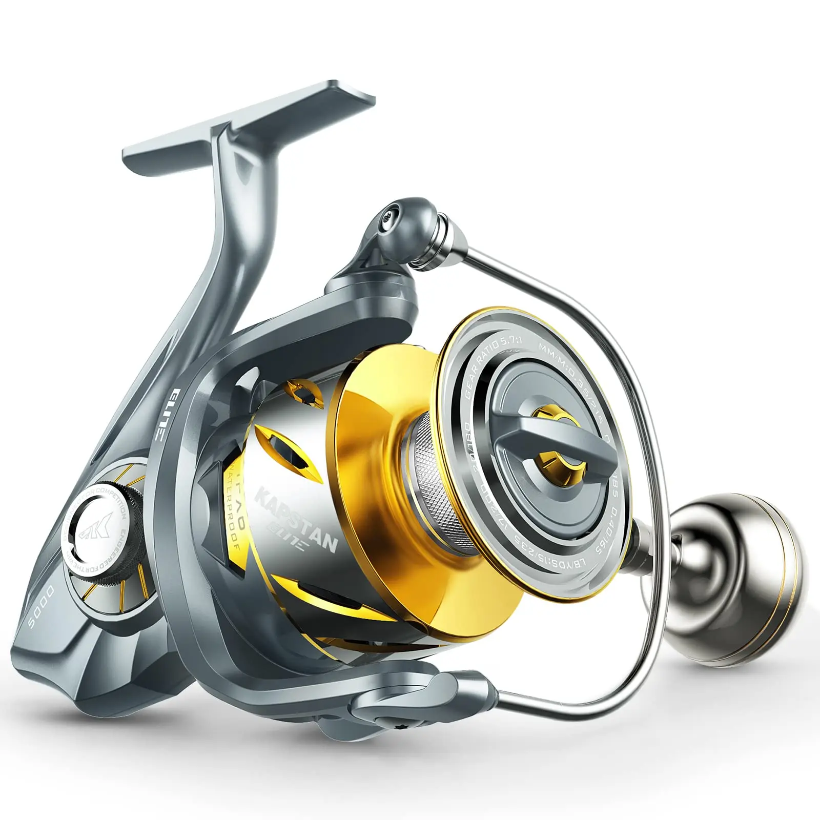 KastKing Kapstan Elite Saltwater Spinning Reel - IPX6 100% Waterproof ，  6+1+1 Corrosion-Resistance Bearing System. - AliExpress