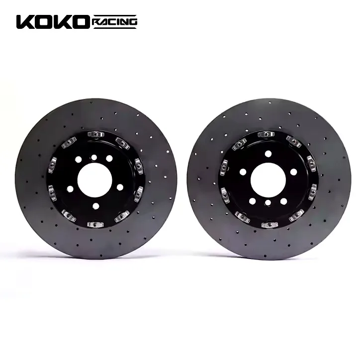 코코 레이싱 고성능 카본 세라믹 브레이크 디스크 로터 디스크 브레이크 액세서리 (미쓰비시 랜서 EX 용)