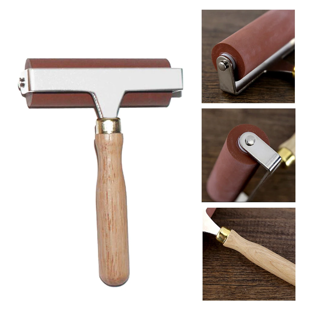 헤비 듀티 부드러운 고무 Brayer 롤러, 잉크 애플리케이터 롤러, 유화 벽지 도구 인쇄에 대한 브러시 아트 공예