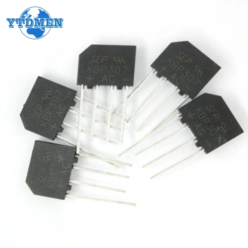 10PCS 3A 1000V KBP307 Diode Bridge Rectifier KBP 307 Power Diodes Kit diode bridge rectifier electronic component rectifier diodes electrical rectifier diodes electrical diodes electrical component