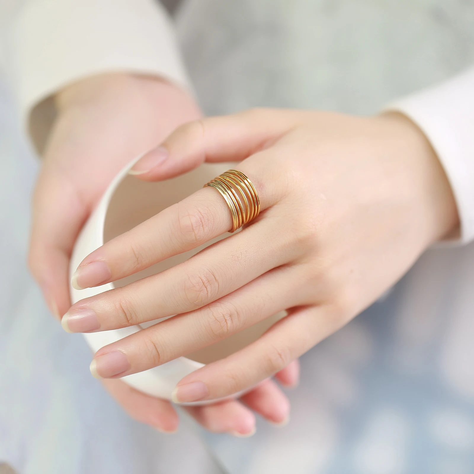 Stackable Rings Tiffany Love Ring Gold The Pave Small Love Ring In