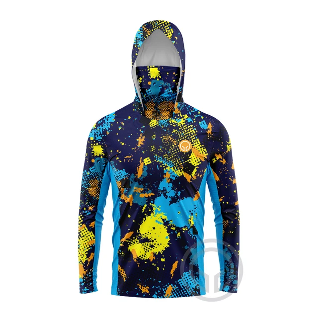 FaceMask Hoodies Shirts Camo Tourist Clothing Suitable For Fishing