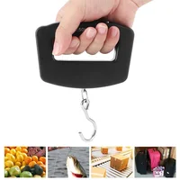 Digital LCD Display 110lb/50kg Electronic Luggage Hanging Suitcase Travel Weighs Baggage Bag Weight Balance Portable Scale Tool