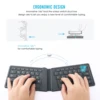MoKo Universal Foldable Keyboard,Portable Wireless Bluetooth Keyboard for iPad 10.2(10/9/8/7th Gen)/iPad Air 4/5th Gen/iPhone 16 4