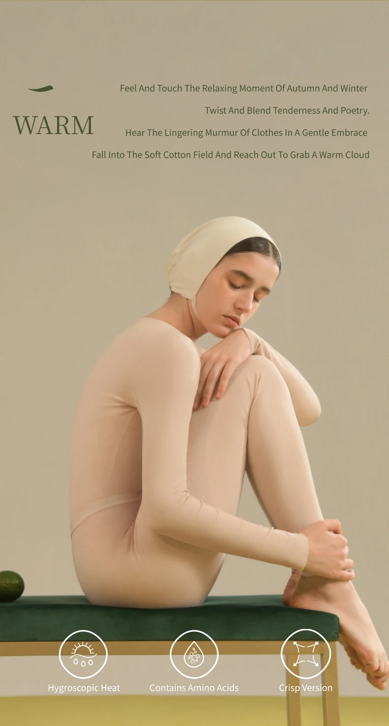 SUJIIN Thermal Leggings Clothing for Women 2024 Autumn Winter Seamless Long Johns Warm Comfortable Soft Tights Pants Woman WC052