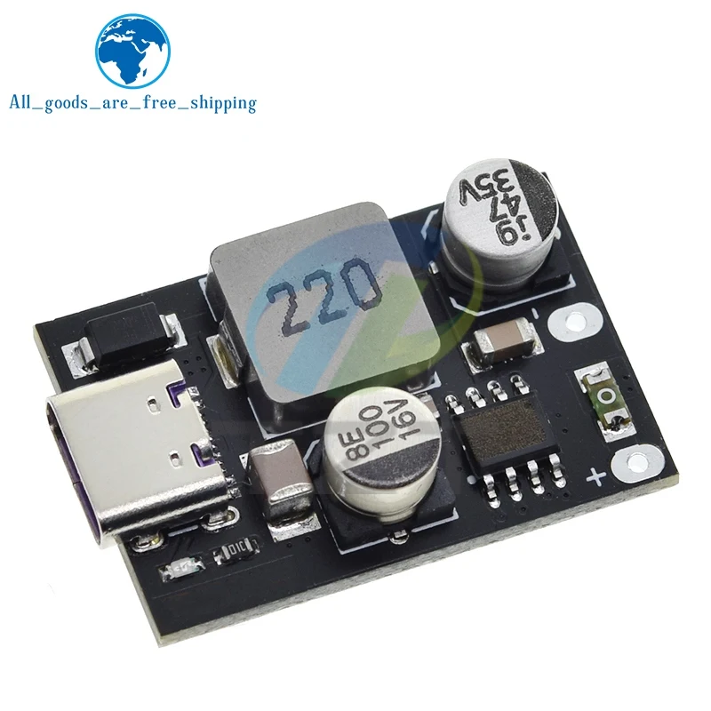 PD3.0/PPS/QC3.0 Apple Huawei MTK Samsung DIY Fast Charger DC 8-32V 30W Step-down Module for Emergency Charging of Mobile Phone