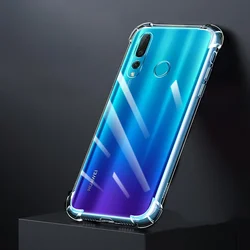 Custodia per telefono in silicone morbido premium con protezione airbag per obiettivo - Cover posteriore trasparente di lusso
