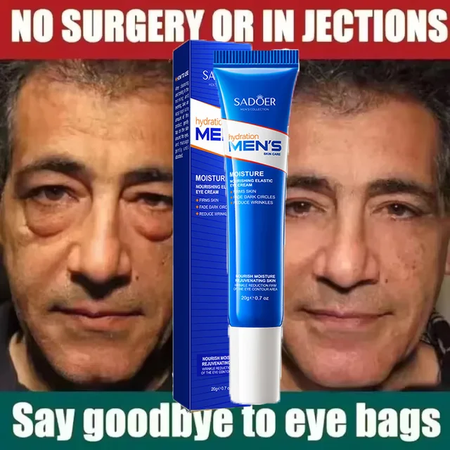 Retinol Eye Bag Removal Cream For Men Anti-Wrinkle Firming Skin Fades Fine Lines Anti Dark Circle Puffiness Brightening Eye Care 1